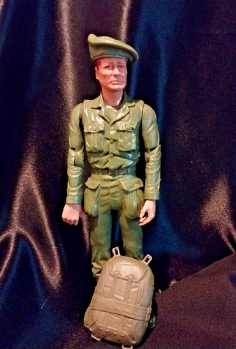 Vintage Marx Stoney Stonewall Smith Army Action Figure 11.5" Tall