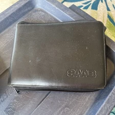 SAAB Original Black Leather Manual Carrying Case ONLY 