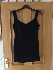 New womens black bodycon dress size 10 