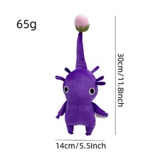 11.8-inch 30 cm purple Pikmin plush toy Cartoon Game Home Decor Pillows