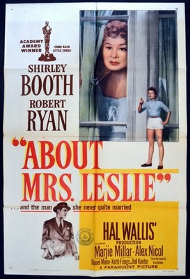 ABOUT MRS LESLIE 1954 Shirley Booth, Robert Ryan Marjie Millar US 1-SHEET POSTER