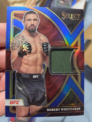 2023 Panini Select Ufc Robert Whittaker Selective Swatches Blue Patch /49