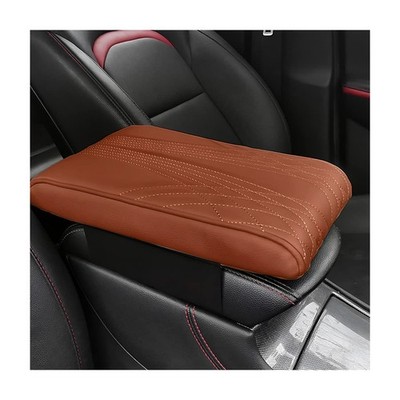 Leather Car Armrest Box Pad, Armlehnenbox Aus Gedächtnisschaum Für Fahrzeuge,...