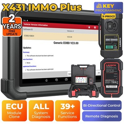 LAUNCH X431 IMMO PLUS OBD2 Diagnosegerät Programmier ALLE SYSTEM ECU Coding