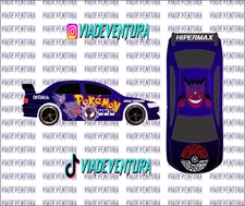 Gengar 1/64 Evo IX WHITE TONER Universal Waterslide Decal for Hot