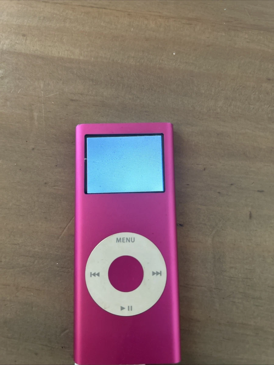 APPLE IPOD NANO 2ND GENERATION A1199 4GB PINK POWERS ON BLANK