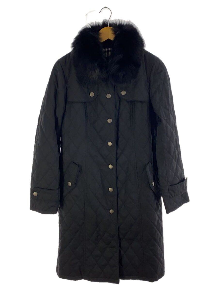 ALTRA BURBERRY LONDON altro cappotto 40 poliestere nero tinta unita FR013 625 09