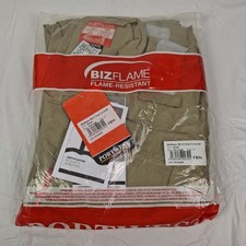 Portwest Bizflame 88/12 Iona Coverall FR94 Khaki 4X-LARGE Leg 31 NWT