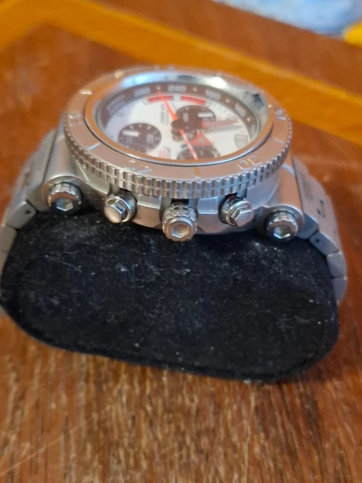 60er Jahre Vintage Uhr Formex 4Speed DS 2000 Chronograph Taucherarmbanduhr, - Bild 4 von 4