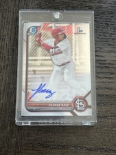 2022 Bowman - Chrome Prospect Autographs Joshua Baez #CPA-JB (AU, RC)