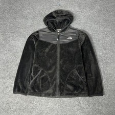 The North Face Fleece Hoodie Girls XL Black Full Zip Hooded Jacket
