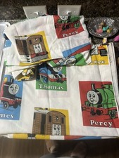 Thomas The Train Flat Sheet Twin Bed Vintage 1990s