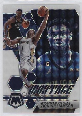 2022-23 Panini Mosaic Montage White Mosaic Prizm 20/25 Zion Williamson #5 02hf