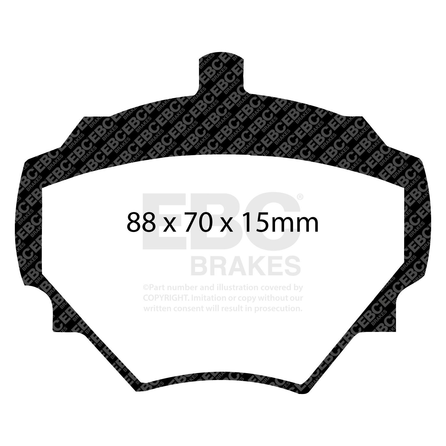 EBC PD03KR377 HIGH PERFORMANCE BRAKE KIT Rear
