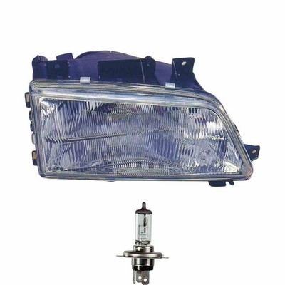 Halogen Scheinwerfer links H4 für Peugeot 405 I Break II inklusive Lampen