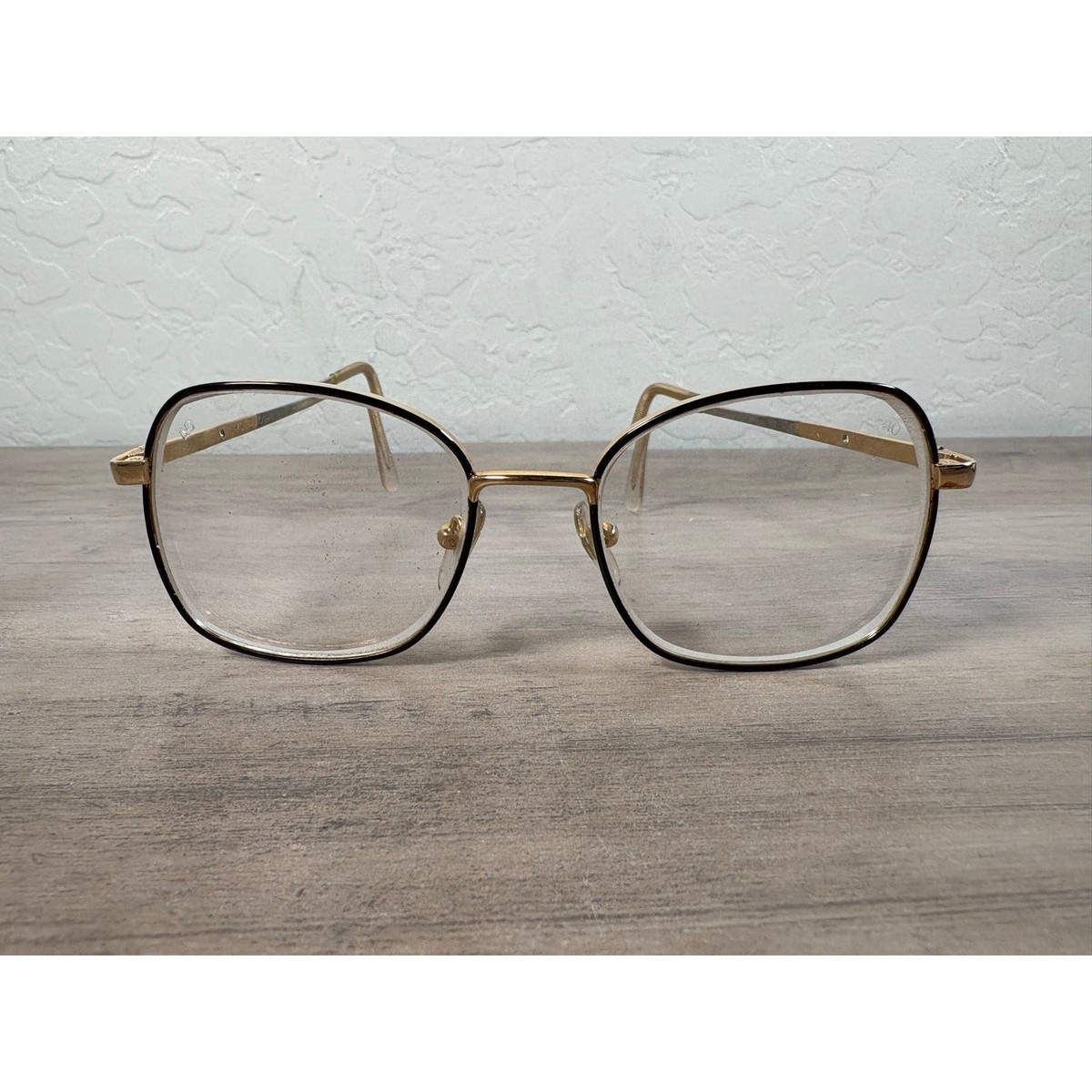 aoaoページ Vintage AO Safety (American Optical) Z87 Gold Eyeglass Frames- EUC