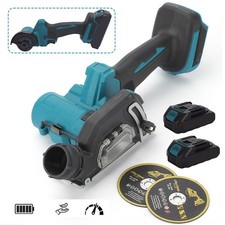 Circular Saw Cordless Cutter Electric For Makita 21V Brushless Wood 2 Batteries