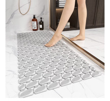 Shower Mat Bathtub Mat Non Slip, 36''x16'' Soft and Comfortable Anti Slip Sho...