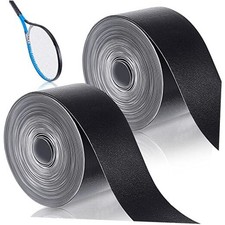Black Racquet Head Guard - 2 Pieces Racket Protection Tape
