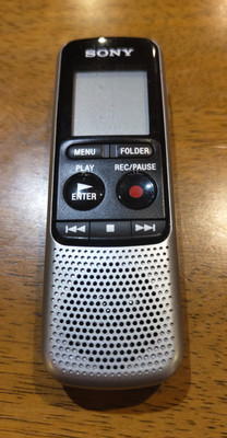 Sony ICD-BX140 Digital Voice Recorder - Grau | getestet & funktionsfähig