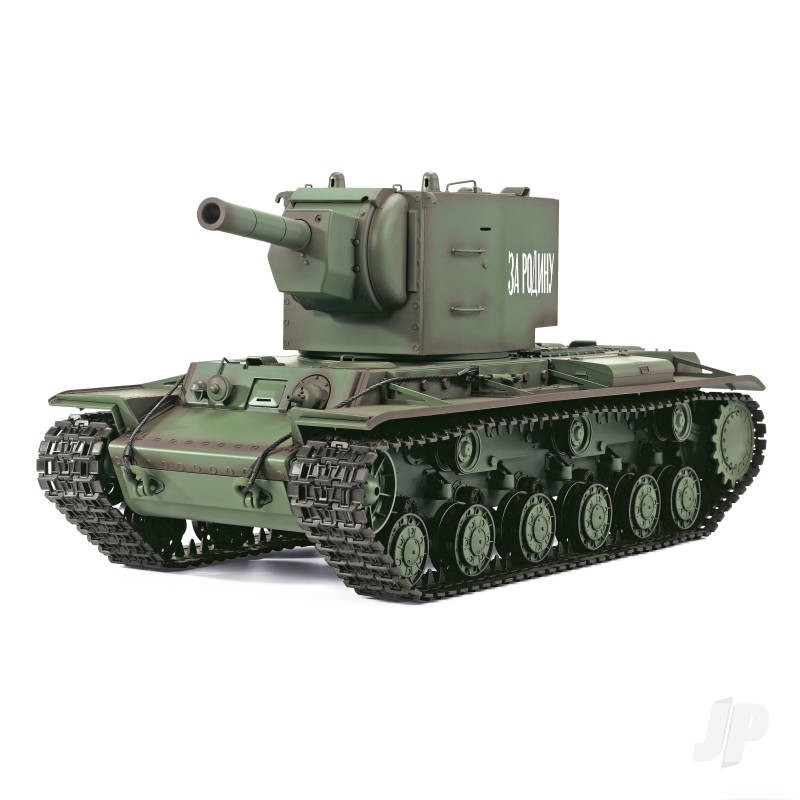 Henglong 1:16 Soviet KV-2 RC Tank (IR+Shoot+Smoke+Sound)