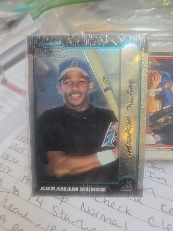 1999 Bowman Chrome Abraham Nunez Rookie #393 BGS GEM MINT 9.5