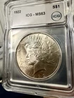 1922 Peace Silver Dollar ICG MS63 - SILVER - Choice Uncirculated