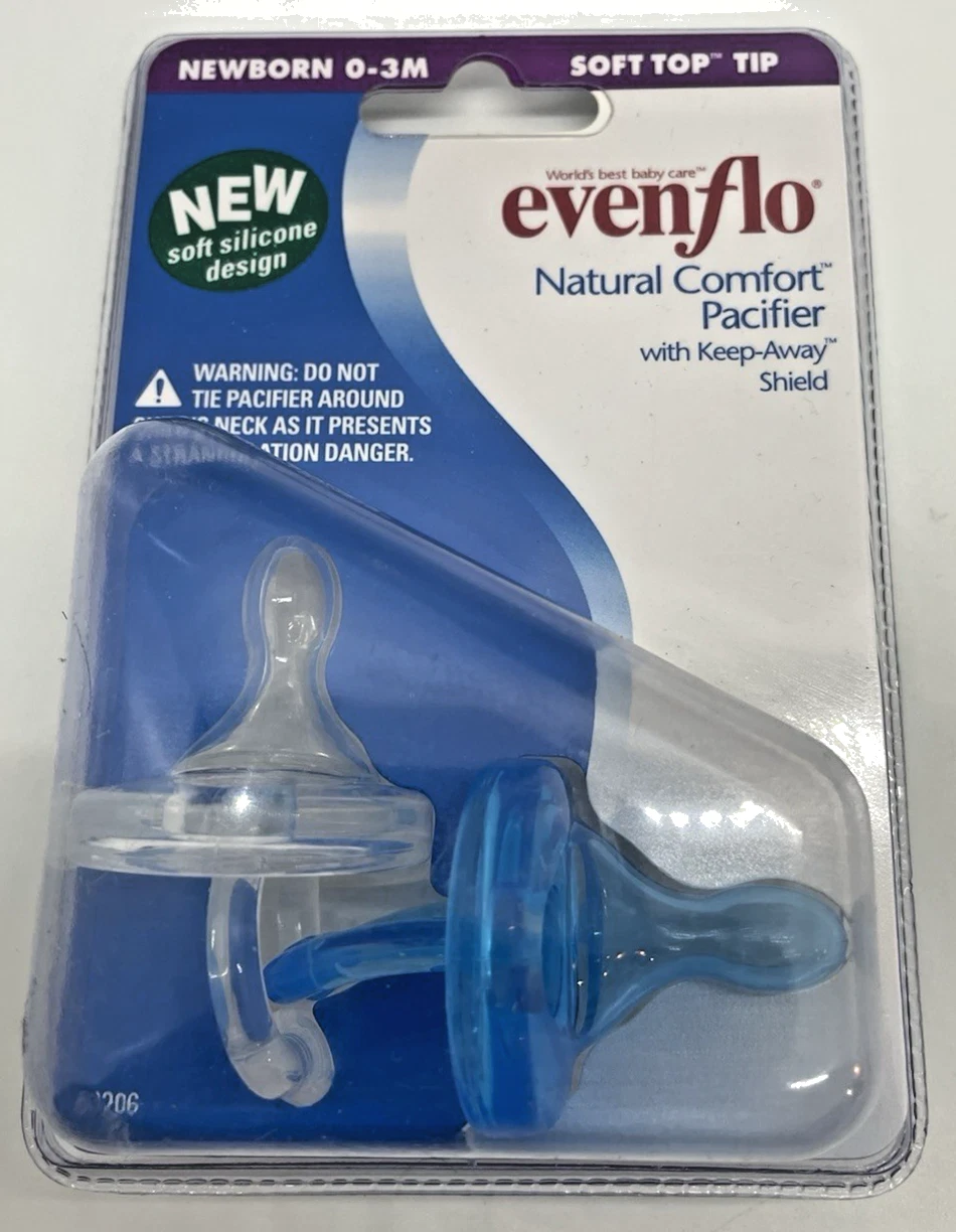 Evenflo Pacifier Natural Comfort Newborn to 3 Mo Soft Silicone Almost VTG 1 Pair
Opens in a new wind
