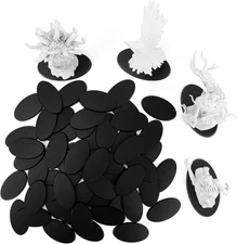 32 Pieces Acrylic Miniature Bases,2.95X1.65 Inch Model Bases 4Mm/0.16Inch Thick