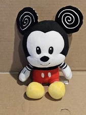 Kid's Preferred Disney Baby Black And White Mickey Mouse Plush