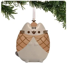 Enesco Department 56 * Detective Pusheen Ornament * Cat Kitten Holiday Christmas