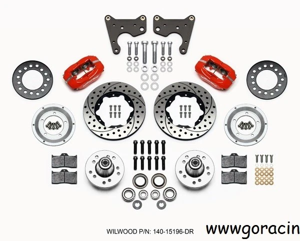 Kit de frenos delanteros Wilwood Dynalite Pro Series, se adapta a 65-72 Plymouth Fury, 4 pistones Foto 4 de 4