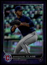 2022 Topps Chrome Ben Baller Edition Emmanuel Clase #130 Purple Ref /42 QTY