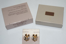 Vintage Avon Sparkling Package Present Christmas Gift Post Earrings