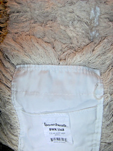 48" x 5" Used & Clean Dust Mop Replacement Head WHITE Cotton BOARDWALK BWK 134