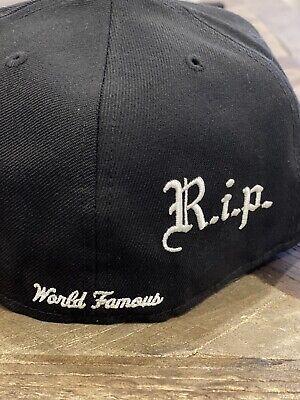 Supreme R.I.P. World Famous 7 3/8 59Fifty New Era Hat Fitted Cap FW16