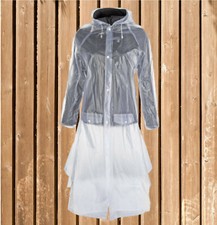 Regenmantel transparent, HKM transparenter Regenmantel, Turnier-Regenmantel