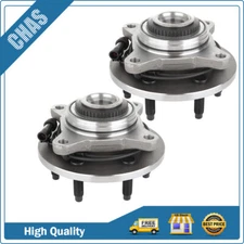 Pair (2) Front Wheel Hub Bearing Fits Ford F150 F-150 2004 2005 4WD AWD w/ ABS