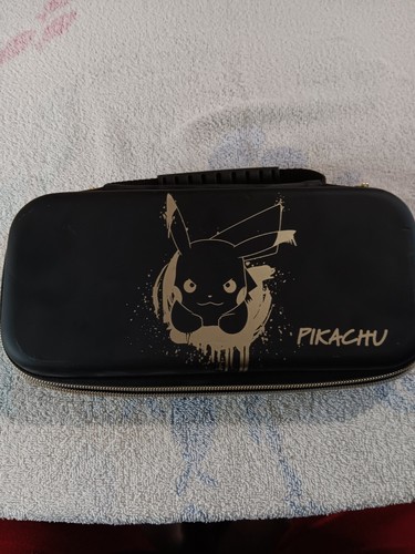 Nintendo Switch Pokemon Pikachu Black and Gold Protection & Carrying ...