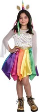 Mystical Unicorn Girl Fantasy Fancy Dress Up Halloween Child Costume