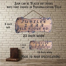 Personalized Family Last Name Sign Custom Carved Wood Plaque Wedding Gift