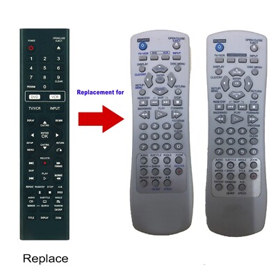 6711R1P081G 6711R1P081V Replace Remote for Insignia/Zenith IS-DVD040924 XBV613