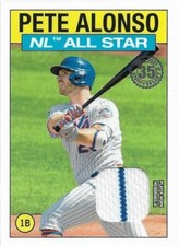 2021 TOPPS 1986 ALL STAR RELIC #86ASR-PA PETE ALONSO
