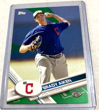 2017 Topps Pro Debut #14- BRADY AIKEN Green Parallel SP RC #'d 47/99