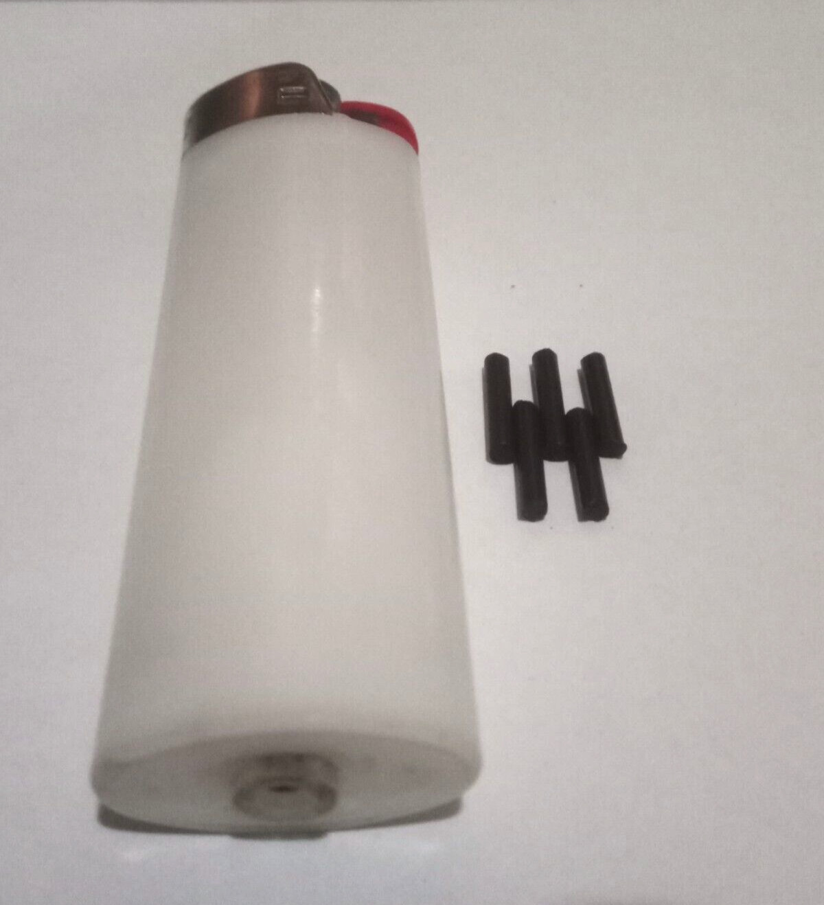 S : Semi Transparent White W/out Bic Logo