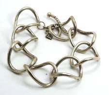 Silpada Sterling Silver Large Loop Link Bracelet