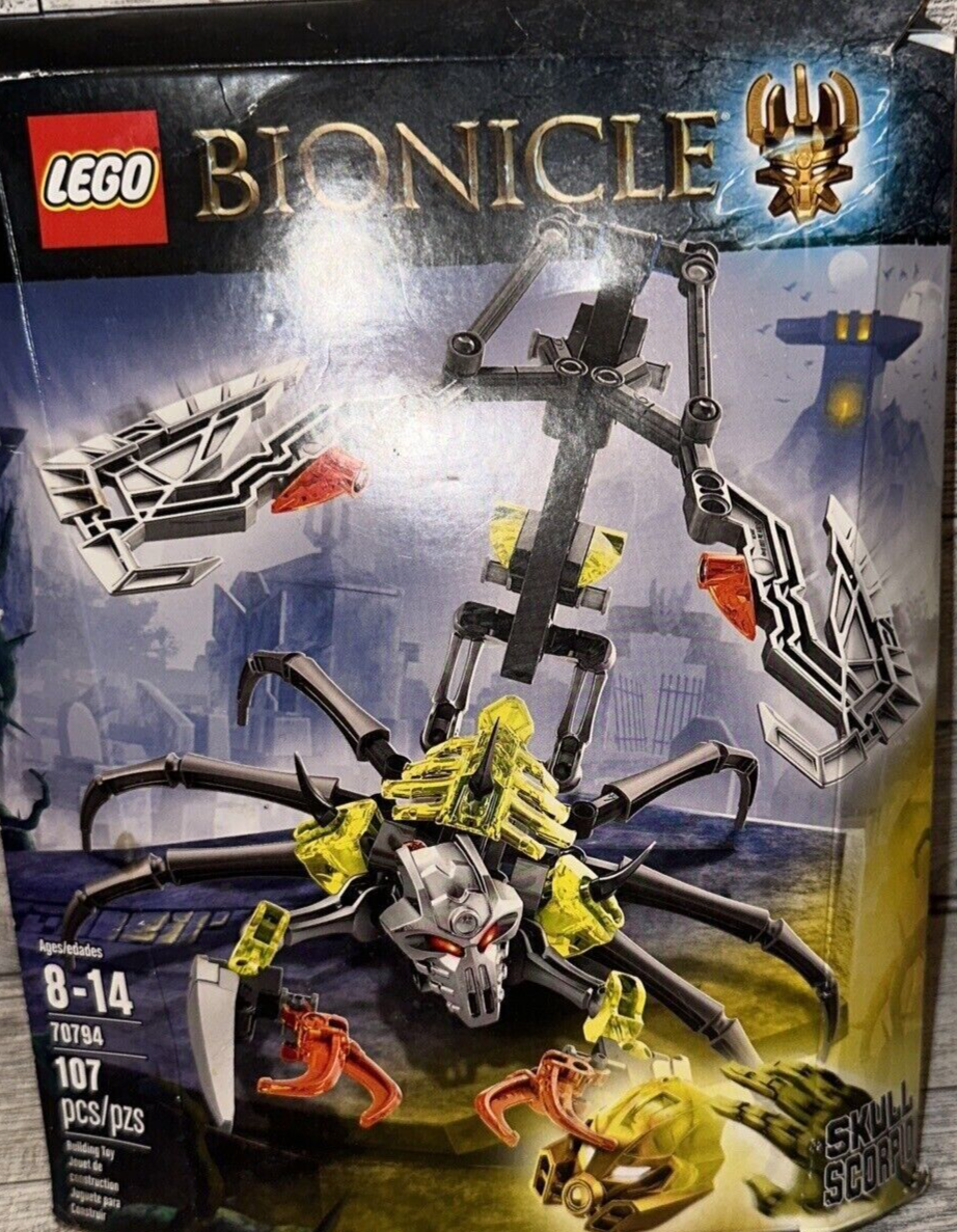 Lego Bionicle Skull Scorpio 70794 sealed but box is damaged