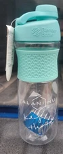 NEW!  ALANI NU Teal Blue Sport Shaker Bottle Cup with Logo, 26 Oz