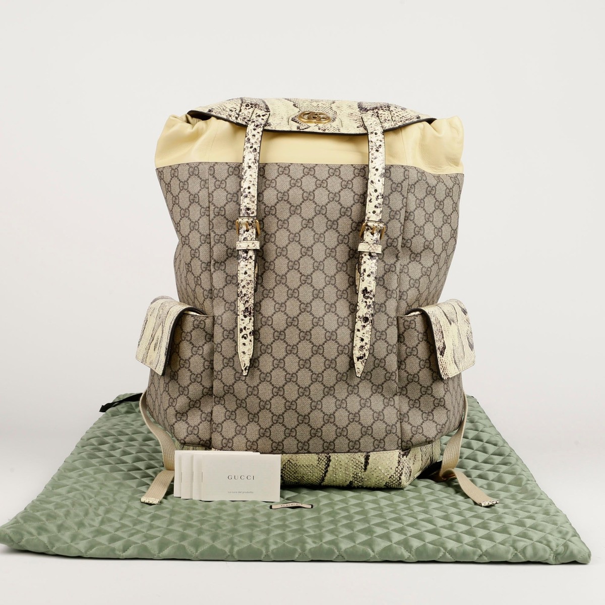 Gucci 710859 GG Logo Backpack 70645676 | eBay Gucci 710859 GG Logo Backpack 70645676 | eBay