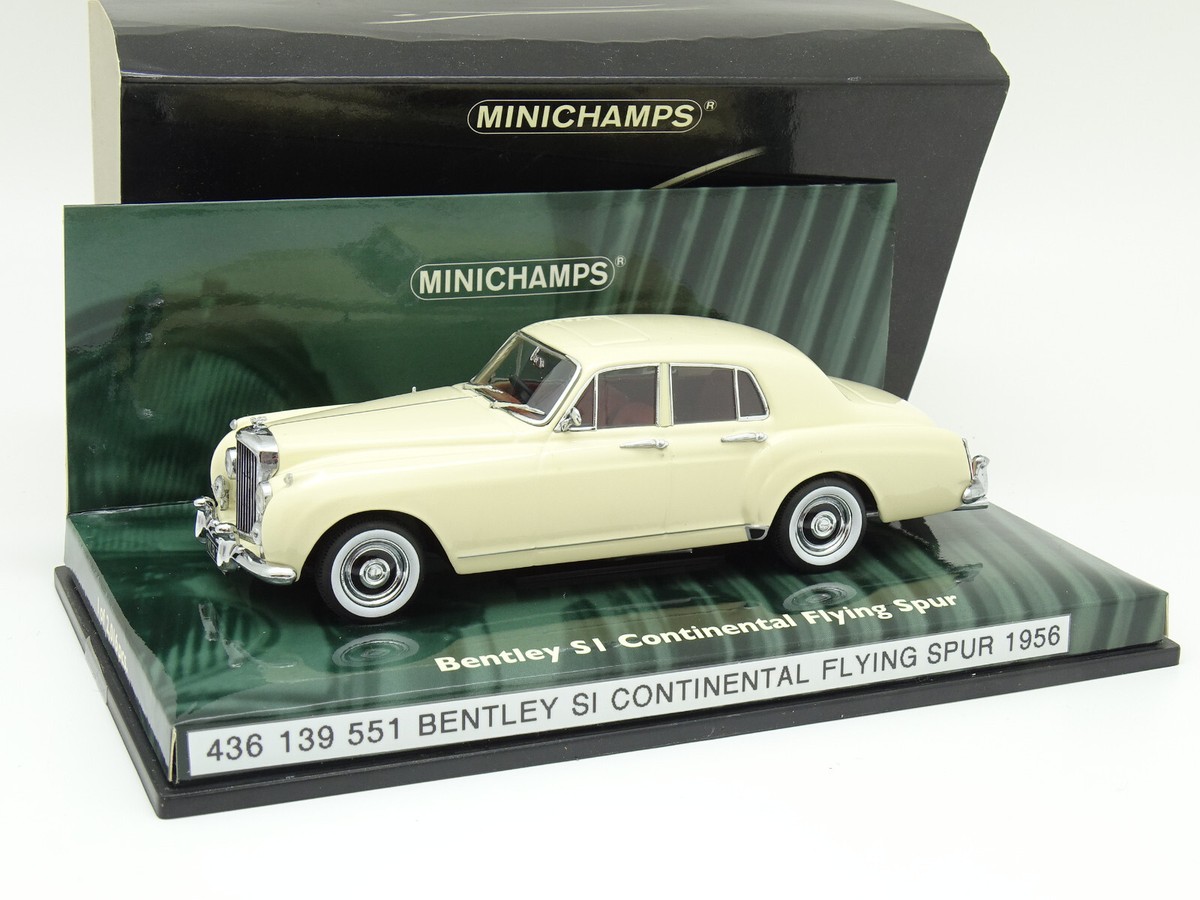 MINICHAMPS 1/43 - Bentley S1 Continental Fliegend Spur Weiß
